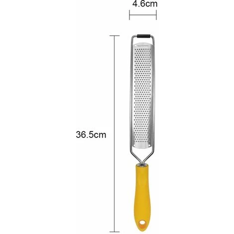 Râpe à Fromage Et Râpe à Légumes Robuste — Ail, Muscade, Chocolat, Fruits, Légumes, Râpe à Gingembre Jaune,137g 4 Râpe à Fromage Et Râpe à Légumes Robuste — Ail, Muscade, Chocolat, Fruits, Légumes, Râpe à Gingembre Jaune,137g – Image 2
