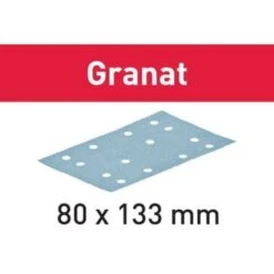 Festool Abrasifs STF 80x133 P80 GR/50 Granat - 497119