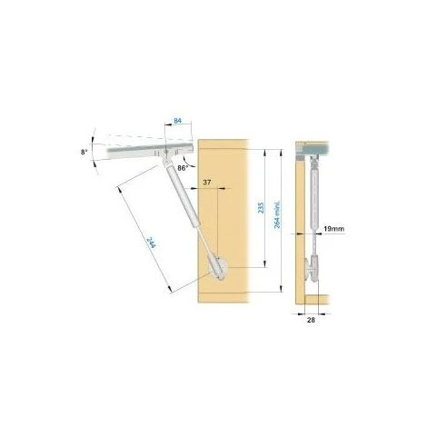 Compas Pneumatique Pour Cadre Aluminium - Charge : 8 Kg - ITALIANA FERRAMENTA 4 Compas Pneumatique Pour Cadre Aluminium - Charge : 8 Kg - ITALIANA FERRAMENTA – Image 2