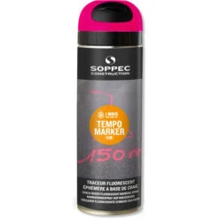 TRACEUR EVENEMENTIEL CERISE FLUO EPHEMERE 1 MOIS FLUORESCENT SOPPEC TEMPO MARKER - 141725O