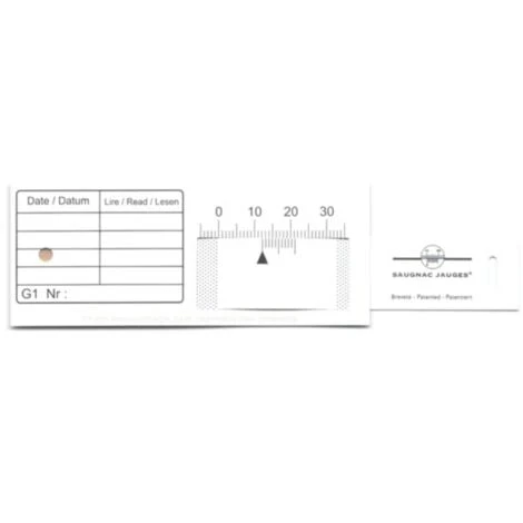 Témoin De Mesure Pour Fissure Extérieure Jauge G1 (paquet De 10 Témoins) 3 Témoin De Mesure Pour Fissure Extérieure Jauge G1 (paquet De 10 Témoins)