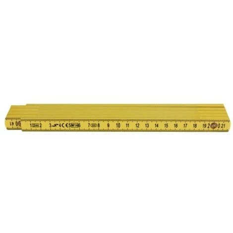 Perel METRE PLIANT - DOUBLE - 2 M - FIBRE DE VERRE WM300020 RI7327 3 Perel METRE PLIANT - DOUBLE - 2 M - FIBRE DE VERRE WM300020 RI7327