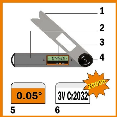 DAF-001 RAPPORTEUR DIGITAL 265X50X25MM 4 DAF-001 RAPPORTEUR DIGITAL 265X50X25MM – Image 2