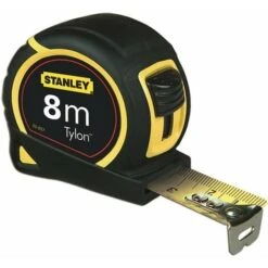 Mètre - Ruban Tylon - 8m X 25 Mm - Bi-matière - STANLEY, 1-30-657