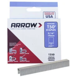 Boîte De 1250 Agrafes T50 14 Mm - 0160814 - Arrow