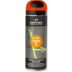 TRACEUR DE CHANTIER SOPPEC ORANGE FLUO TEMPORAIRE 2-8 SEMAINES - 141616