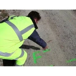 TRACEUR DE CHANTIER SOPPEC JAUNE FLUO TEMPORAIRE 2-8 SEMAINES - 141617 -Promos Outil Virtuose Magasin 2214756 3