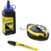 Kit Cordeau Traceur 30 M - 1 Biberon De Poudre De Traçage 115 G - 1 Feutre - FATMAX - STANLEY, 0-47-681 -Promos Outil Virtuose Magasin 24134487 1