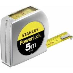 Mesure Powerlock - Lecture Directe - 5 M X 19 Mm - STANLEY, 0-33-932