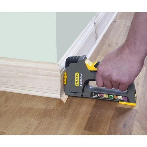 Agrafeuse-Cloueuse - 6 En 1 - Pour 6 Types D'Agrafes Et Clous - FATMAX - STANLEY, FMHT6-70868 6 Agrafeuse-Cloueuse - 6 En 1 - Pour 6 Types D'Agrafes Et Clous - FATMAX - STANLEY, FMHT6-70868 – Image 4