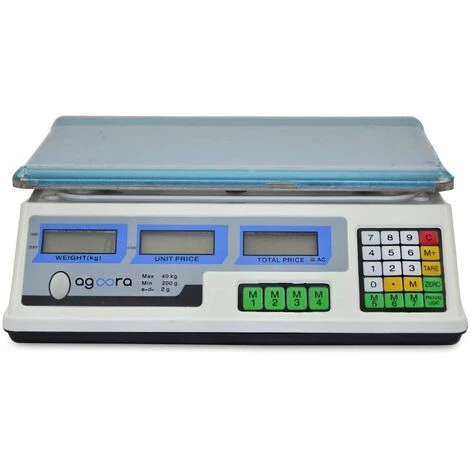 AgoraDirect - Balance Numeriqué 40kg/2g, Plate-forme En Acier Inoxydable 33x24cm, Batterie Rechargeable, Double Affichage Lcd 4 AgoraDirect - Balance Numeriqué 40kg/2g, Plate-forme En Acier Inoxydable 33x24cm, Batterie Rechargeable, Double Affichage Lcd – Image 2