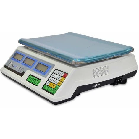 AgoraDirect - Balance Numeriqué 40kg/2g, Plate-forme En Acier Inoxydable 33x24cm, Batterie Rechargeable, Double Affichage Lcd 6 AgoraDirect - Balance Numeriqué 40kg/2g, Plate-forme En Acier Inoxydable 33x24cm, Batterie Rechargeable, Double Affichage Lcd – Image 4