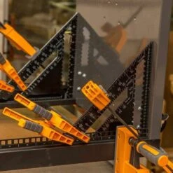 Outil De Mesure D'angle D'arrêt De Règle De Triangle D'alliage D'aluminium De Rapporteur De Triangle Professionnel Métrique De 30 CM LangRay -Promos Outil Virtuose Magasin 25541667 4