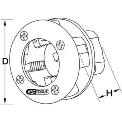Ks Tools Têtes De Filière Pas Gaz 1 1/4 -Promos Outil Virtuose Magasin 26446054 4