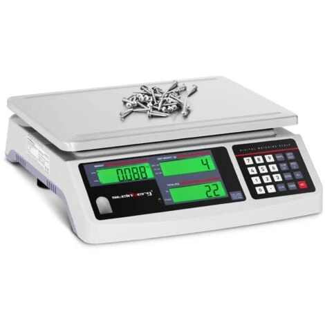 Balance Compteuse Précision Électronique Professionnelle 3 Écrans LCD ≤30kg ±1g 3 Balance Compteuse Précision Électronique Professionnelle 3 Écrans LCD ≤30kg ±1g