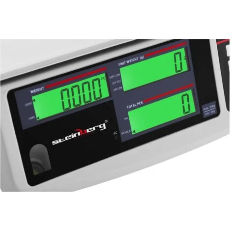 Balance Compteuse Précision Électronique Professionnelle 3 Écrans LCD ≤30kg ±1g 4 Balance Compteuse Précision Électronique Professionnelle 3 Écrans LCD ≤30kg ±1g – Image 2