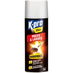 Aérosol Foudroyant Contre Les Puces Et Larves De 400ml KAPO