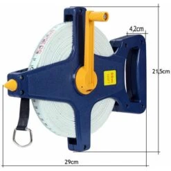 Ruban De Mesure 50m / 100m / Mètre Ruban 50m Avec Boîtier Travaux De Précision-50m (de) -Promos Outil Virtuose Magasin 27819843 5