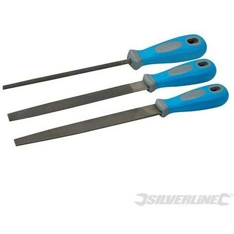 Silverline Limes, 3 Pcs, Seconde Coupe 250 Mm, Seconde Coupe 250 Mm 3 Silverline Limes, 3 Pcs, Seconde Coupe 250 Mm, Seconde Coupe 250 Mm