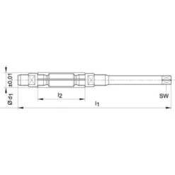 Alésoir Réglage Rapide HSS 8-9mm BECK 1 PCS