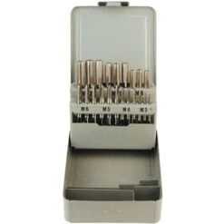 TARAUDS HSS DE 3 à 12 Mm COFFRET DE 7 JEUX DE 3 TARAUDS