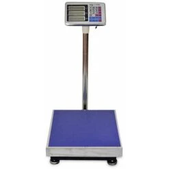 AgoraDirect - Balance De Plate-forme 300kg/50g, Écran LCD Numérique, Grande Plate-forme En Acier Inoxydable 50x40cm, Balance Pour Colis Postaux Lourds Pour Peser Au Bureau De Poste, Entrepôt, Bagages