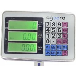 AgoraDirect - Balance De Plate-forme 300kg/50g, Écran LCD Numérique, Grande Plate-forme En Acier Inoxydable 50x40cm, Balance Pour Colis Postaux Lourds Pour Peser Au Bureau De Poste, Entrepôt, Bagages -Promos Outil Virtuose Magasin 30356644 5