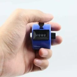 AIDUCHO Compteur Manuel 4 Chiffres Lot De 2 Compteur Mécanique Sans Batterie Orange Et Bleu, 4,3 Cm X 4,3 Cm X 5,2 Cm, 29g,Tours/Sport/Entraîneur/école/événement,Petit Et Facile à Transporter. -Promos Outil Virtuose Magasin 33917035 4