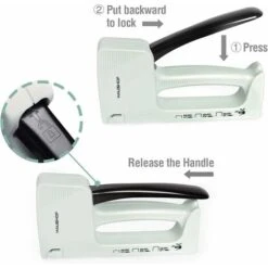 HAUSHOF Agrafeuse Murale, Légère De Type 53, Avec Repoussoir, Agrafes 800 Pièces De 8mm Pour La Décoration Et Le Bricolage 9 HAUSHOF Agrafeuse Murale, Légère De Type 53, Avec Repoussoir, Agrafes 800 Pièces De 8mm Pour La Décoration Et Le Bricolage -Promos Outil Virtuose Magasin 37819979 3