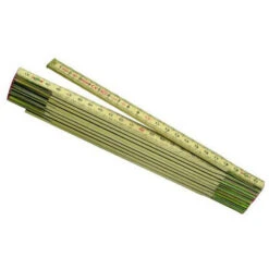 Metrica - Mètre Bois Nature 2 M Décimale Rouge - 23110