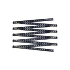 JOUANEL - Mesure Pliante En Dural, Graduation Ineffaçable 2 M, Finition Noir - Réf: MA2N