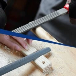 WORKPRO Jeu De 6 Limes Genève Et Râpes 318mm, Lime Plate/Ronde/Demi-ronde/Triangulaire Pour Bois, Métal, Cuir, Plastique -Promos Outil Virtuose Magasin 39154526 5