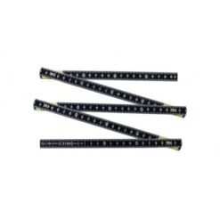 JOUANEL - Mesure Pliante En Dural, Graduation Ineffaçable 1 M, Finition Noir - Réf: MA1N