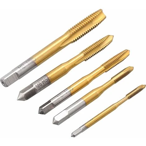 Tarauds à Main, Clé à Taraud Réglable, Clé Pour Porte-taraud à Poignée En T Avec 5 Pièces HSS M3-M8 Taraud à Filetage Métrique 5 Tarauds à Main, Clé à Taraud Réglable, Clé Pour Porte-taraud à Poignée En T Avec 5 Pièces HSS M3-M8 Taraud à Filetage Métrique – Image 3