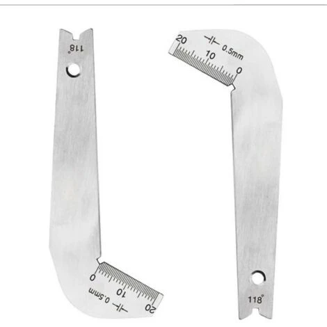 Calibre D'affûtage Pour Foret Hélicoïdal Fontainebleau,Soutenamment 118 Torsions Degré Forets Angle Gage Broyage Centre Gauge Outils Affûtage Coin En Acier Inoxydable Bord Avant Mesure En Permanence,1 5 Calibre D'affûtage Pour Foret Hélicoïdal Fontainebleau,Soutenamment 118 Torsions Degré Forets Angle Gage Broyage Centre Gauge Outils Affûtage Coin En Acier Inoxydable Bord Avant Mesure En Permanence,1 – Image 3