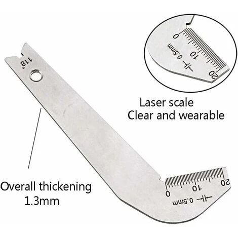 Calibre D'affûtage Pour Foret Hélicoïdal Fontainebleau,Soutenamment 118 Torsions Degré Forets Angle Gage Broyage Centre Gauge Outils Affûtage Coin En Acier Inoxydable Bord Avant Mesure En Permanence,1 6 Calibre D'affûtage Pour Foret Hélicoïdal Fontainebleau,Soutenamment 118 Torsions Degré Forets Angle Gage Broyage Centre Gauge Outils Affûtage Coin En Acier Inoxydable Bord Avant Mesure En Permanence,1 – Image 4