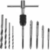 Jeu De 9 Clés à Tarauder à Poignée En T, Irisfr Jeu De Clés à Tarauds Jeu De Tarauds à Filetage à La Main Et à La Machine Ensemble D'outils De Taraudage De Forets -Promos Outil Virtuose Magasin 42741540 1
