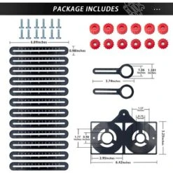 GROOFOO Règle De Mesure Multi-angles,12 Ctés Précis En Alliage D'aluminium,outil De Mise En Page De Gabarit Avec Poinon,outil De Perage Pour Les Constructeurs,artisans(C) 10 GROOFOO Règle De Mesure Multi-angles,12 Ctés Précis En Alliage D'aluminium,outil De Mise En Page De Gabarit Avec Poinon,outil De Perage Pour Les Constructeurs,artisans(C) -Promos Outil Virtuose Magasin 43091018 4