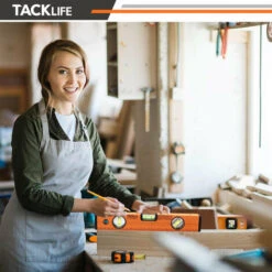 TACKLIFE Niveau à Bulle Antistatique En Alliage D'aluminium Avec Niveau à Bulle Magnétique Mesure 30 Cm Horizontale / Verticale / 45 ° (Précision: 0,75 Mm / M) - MT-L03 11 TACKLIFE Niveau à Bulle Antistatique En Alliage D'aluminium Avec Niveau à Bulle Magnétique Mesure 30 Cm Horizontale / Verticale / 45 ° (Précision: 0,75 Mm / M) - MT-L03 -Promos Outil Virtuose Magasin 44000339 5