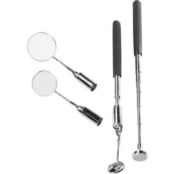 Set De Miroirs Dinspection 5 Pièces Avec éclairage LED TOOLCRAFT 816419 1 Set -Promos Outil Virtuose Magasin 4410227 2