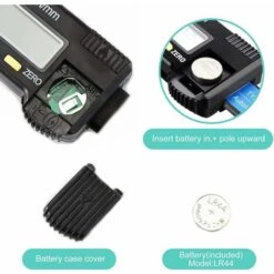 Jauge De Profondeur Numérique De Pneu Jauge Caliper LCD 0-25.4mm De Profondeur Numérique Des Pneus Gauge Pour Auto Moto Vans Camions -Versailles -Promos Outil Virtuose Magasin 44409188 4