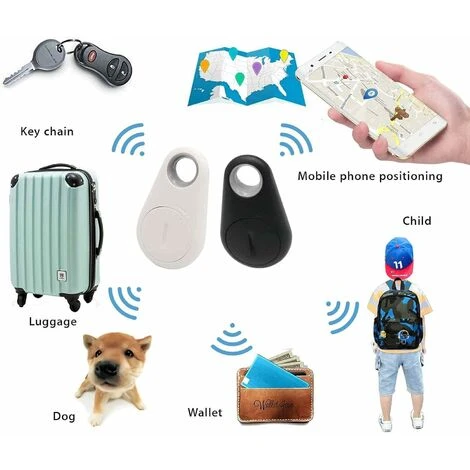 4 PCS Tracker GPS Localisateur Intelligent Avec Bluetooth Pour Enfants, Chiens, âgées, Voitures, Portefeuilles, Animaux De Compagnie, Chats, Motos, Bagages, Smartphones Et Selfies - Versailles 7 4 PCS Tracker GPS Localisateur Intelligent Avec Bluetooth Pour Enfants, Chiens, âgées, Voitures, Portefeuilles, Animaux De Compagnie, Chats, Motos, Bagages, Smartphones Et Selfies - Versailles – Image 5