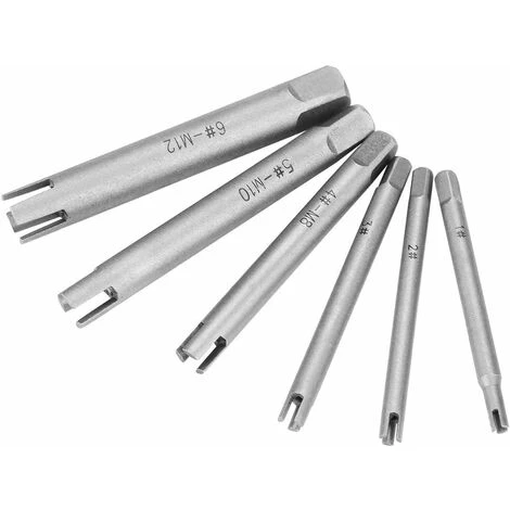 Extracteur De Taraud - Extracteur De Tarauds à Tête Cassée En Acier Ensemble D'extracteur De Tarauds à Vis Dénudée,Irisfr(6pcs) 6 Extracteur De Taraud - Extracteur De Tarauds à Tête Cassée En Acier Ensemble D'extracteur De Tarauds à Vis Dénudée,Irisfr(6pcs) – Image 4