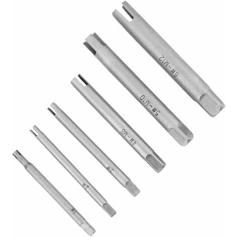Extracteur De Taraud - Extracteur De Tarauds à Tête Cassée En Acier Ensemble D'extracteur De Tarauds à Vis Dénudée,Irisfr(6pcs) 7 Extracteur De Taraud - Extracteur De Tarauds à Tête Cassée En Acier Ensemble D'extracteur De Tarauds à Vis Dénudée,Irisfr(6pcs) – Image 5