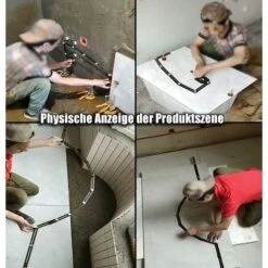 Template Tool,Triomphe Gabarit D'angle, Règle De Mesure Multi-angles, 12 Côtés En Alliage D'aluminium, Règle Multi-angles, Avec Règle De Positionnement Inclinable, Noir -Promos Outil Virtuose Magasin 45872522 4