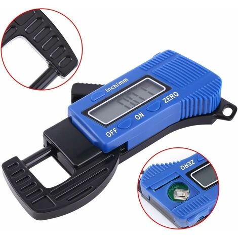 Calibre D'Epaisseur 0-12mm Jauge Numérique Mesure De Haute Précision Testeur Affichage LCD Guazhuni 4 Calibre D'Epaisseur 0-12mm Jauge Numérique Mesure De Haute Précision Testeur Affichage LCD Guazhuni – Image 2