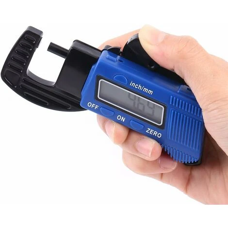 Calibre D'Epaisseur 0-12mm Jauge Numérique Mesure De Haute Précision Testeur Affichage LCD Guazhuni 7 Calibre D'Epaisseur 0-12mm Jauge Numérique Mesure De Haute Précision Testeur Affichage LCD Guazhuni – Image 5