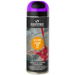 Traceur Chantier Fluorescent SOPPEC S MARK Violet