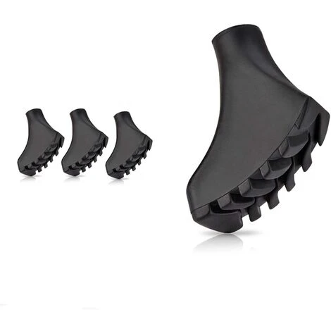 Coussinets De Marche Nordique, Pads De Tampons En Caoutchouc Asphaltique Pour Marche Nordique 50X45mm Fontainebleau Noir 4 Pcs 2 Coussinets De Marche Nordique, Pads De Tampons En Caoutchouc Asphaltique Pour Marche Nordique 50X45mm Fontainebleau Noir 4 Pcs