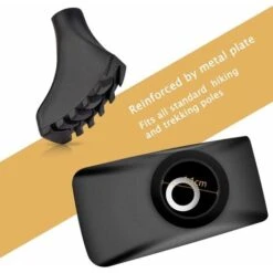 Coussinets De Marche Nordique, Pads De Tampons En Caoutchouc Asphaltique Pour Marche Nordique 50X45mm Fontainebleau Noir 4 Pcs 8 Coussinets De Marche Nordique, Pads De Tampons En Caoutchouc Asphaltique Pour Marche Nordique 50X45mm Fontainebleau Noir 4 Pcs -Promos Outil Virtuose Magasin 50922720 3